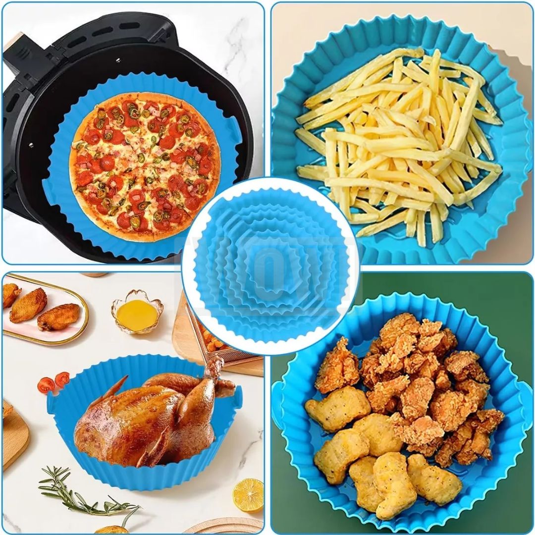 🔥 KIT X6 MOLDES DE SILICONA ANTIADHERENTES 🍟