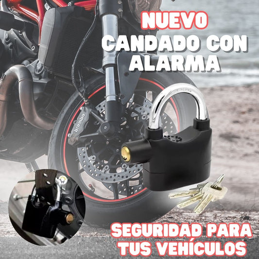 🔐 Candado Anti Robo con Alarma 🚨
