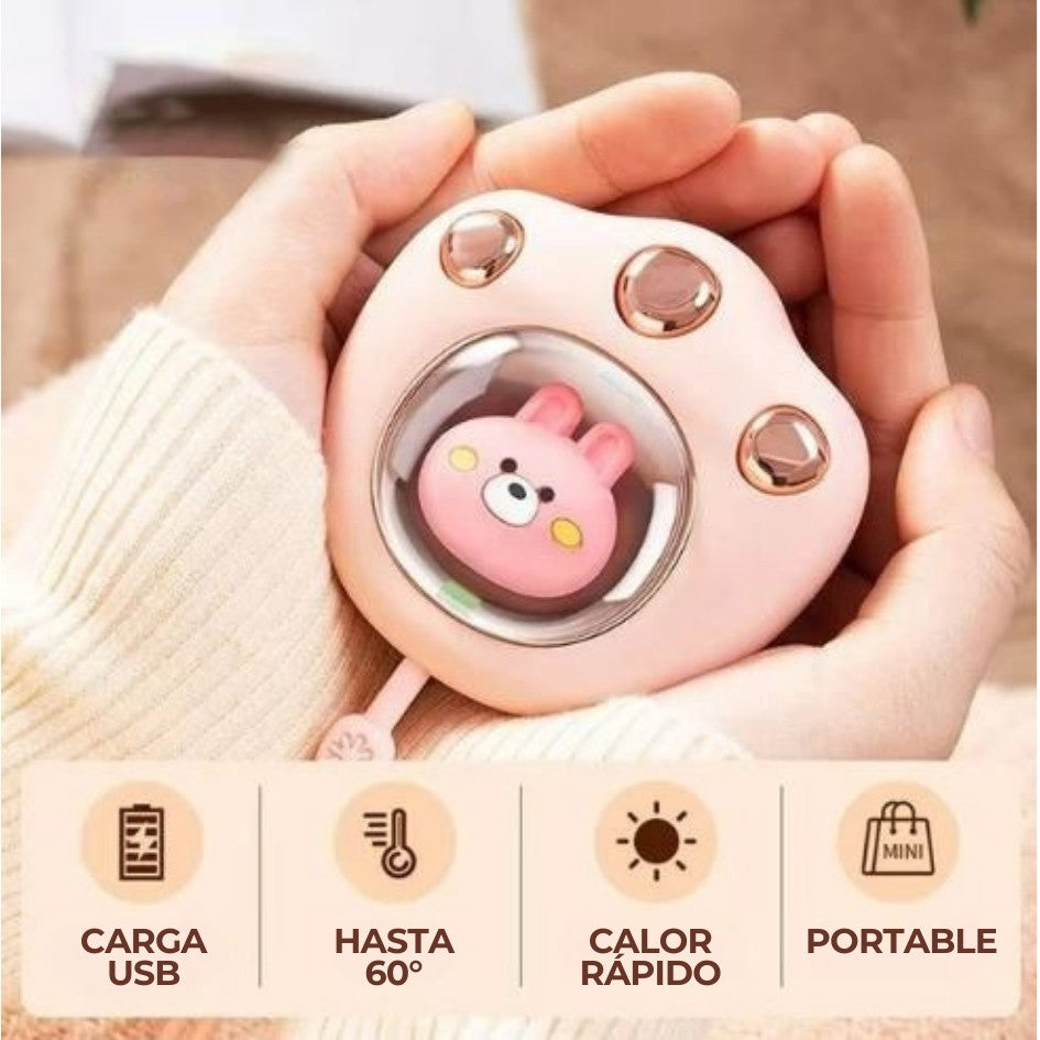 🔥 Calentador de Manos USB 🐾 Patita Mágica