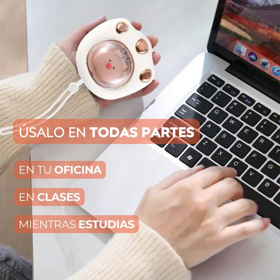 🔥 Calentador de Manos USB 🐾 Patita Mágica