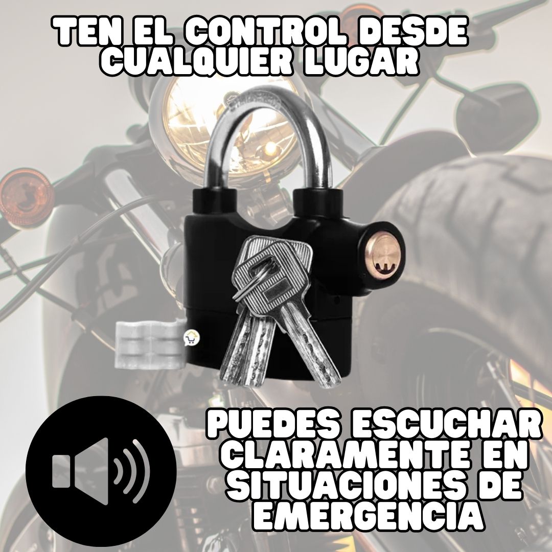 🔐 Candado Anti Robo con Alarma 🚨