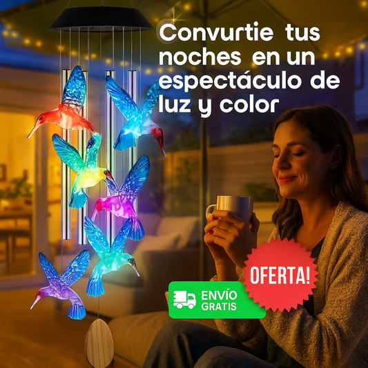 🌙 LuzColibrí Nocturna™ – Magia de luces y melodías que llenan tu hogar✨🎶