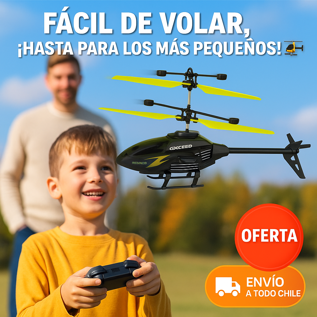🚁 HeliZoom™ – Diversión que Despega 🌈 | Aventura familiar en cada vuelo ✨
