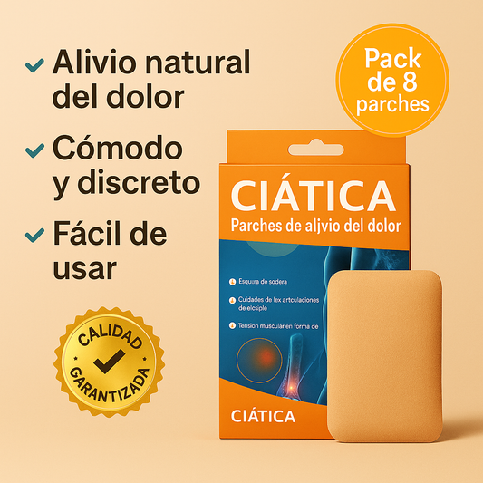 🔥 NeuroRelax™ – Pack de 8 Parches que Calman el Dolor Ciático en Minutos