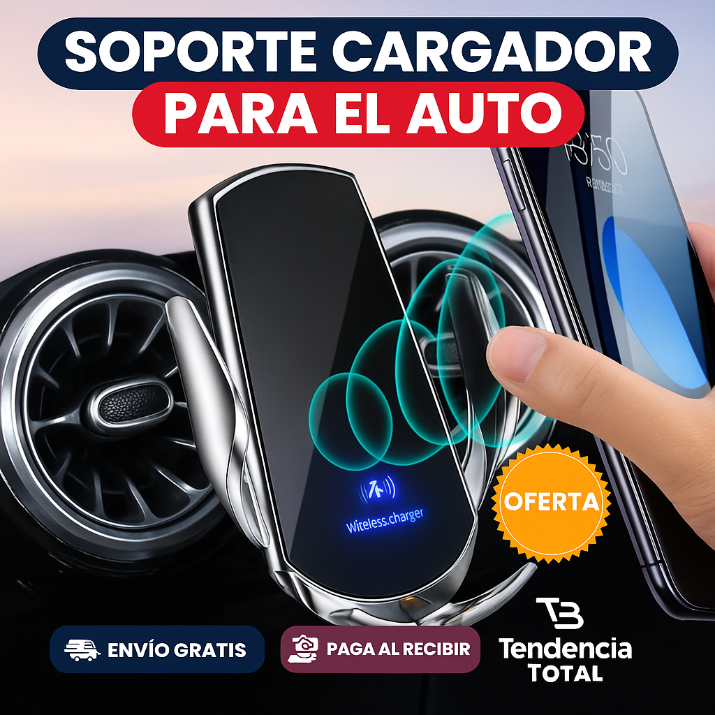 CarCharge Pro™ – Carga rápida y soporte seguro en tu auto 🚀