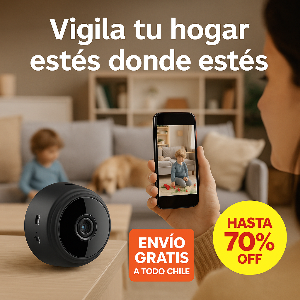 HomeGuard™ MiniCam – Seguridad Total en Tu Hogar 🛡️✨