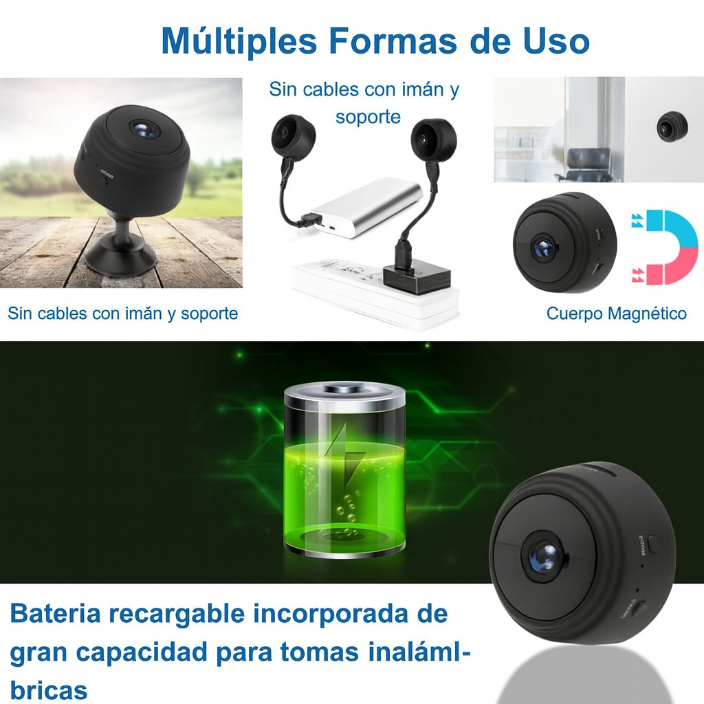 HomeGuard™ MiniCam – Seguridad Total en Tu Hogar 🛡️✨