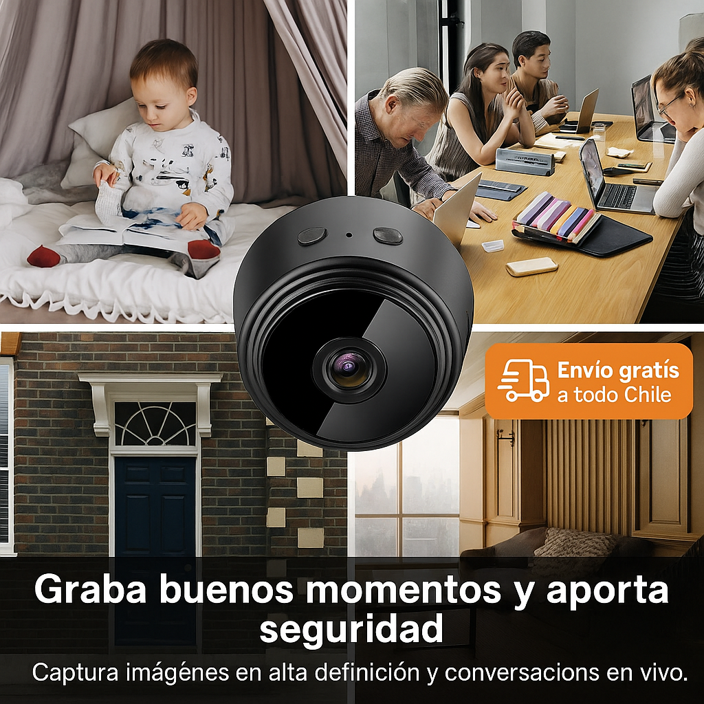 HomeGuard™ MiniCam – Seguridad Total en Tu Hogar 🛡️✨