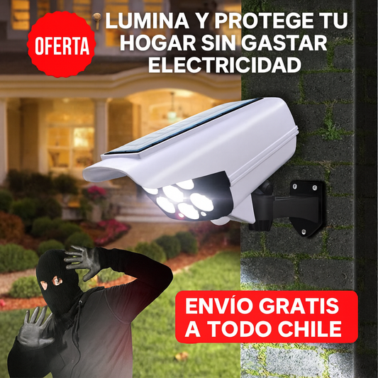 Foco Solar GuardCam™ – Ilumina y protege tu hogar sin gastar en luz