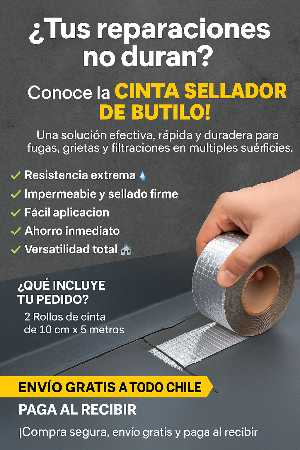 CINTA ULTRA SELLADORA 2X1 💧🛠️