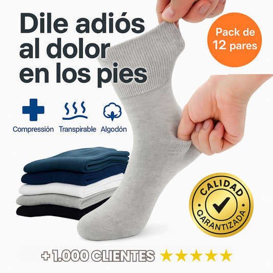 DiabMed™ 🧦-Comodidad y protección para tus pies delicados