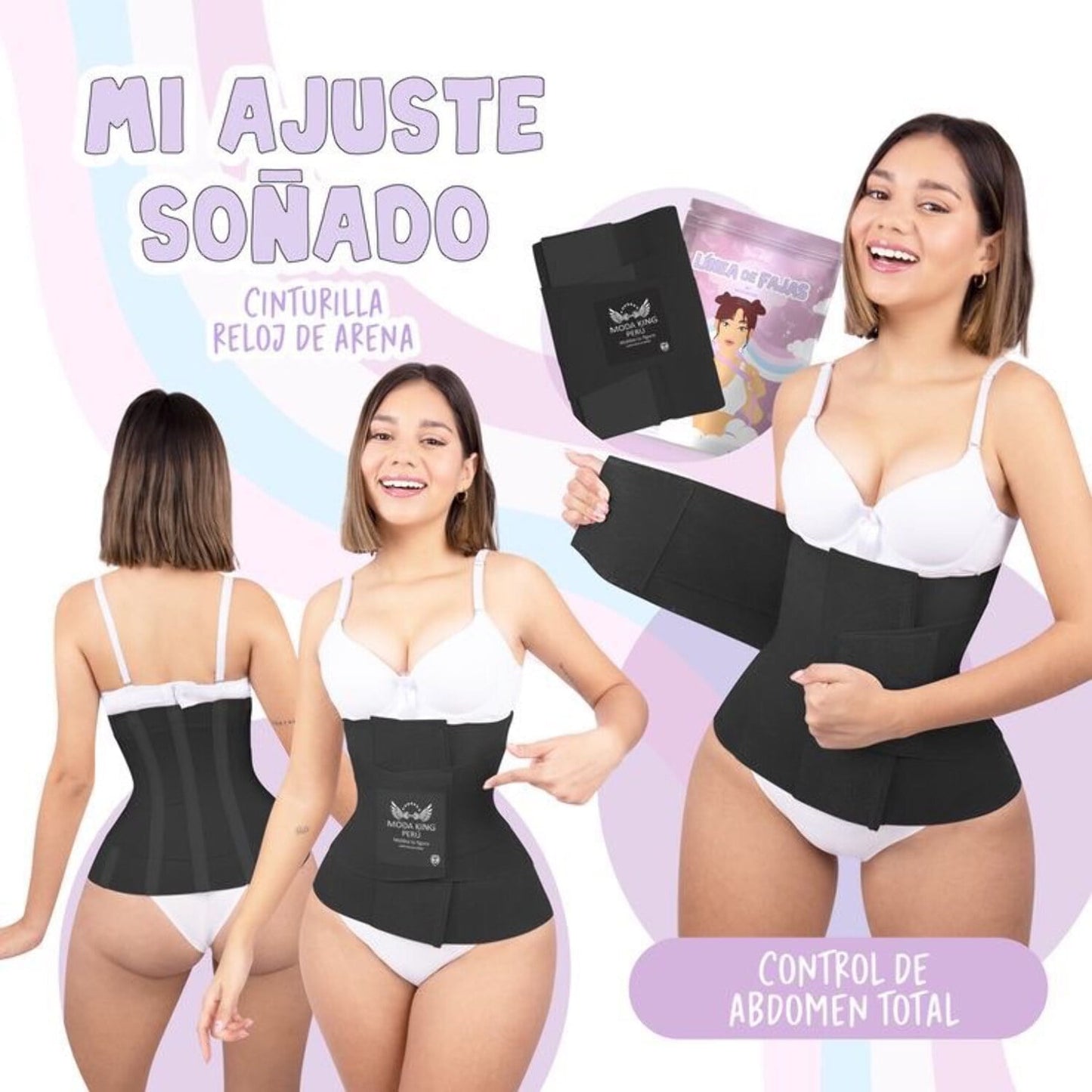 Faja Cinturilla ⏳ Reloj de Arena – Tu nueva aliada de confianza 💖