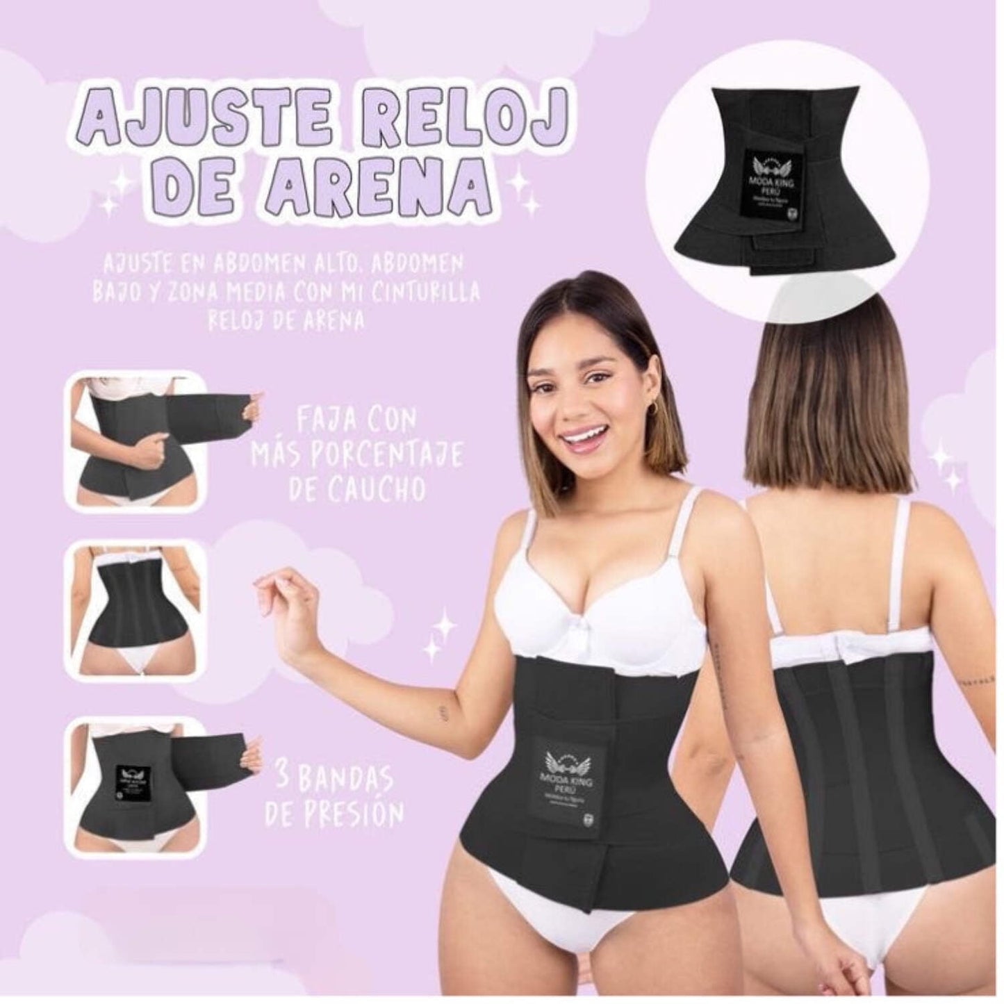 Faja Cinturilla ⏳ Reloj de Arena – Tu nueva aliada de confianza 💖