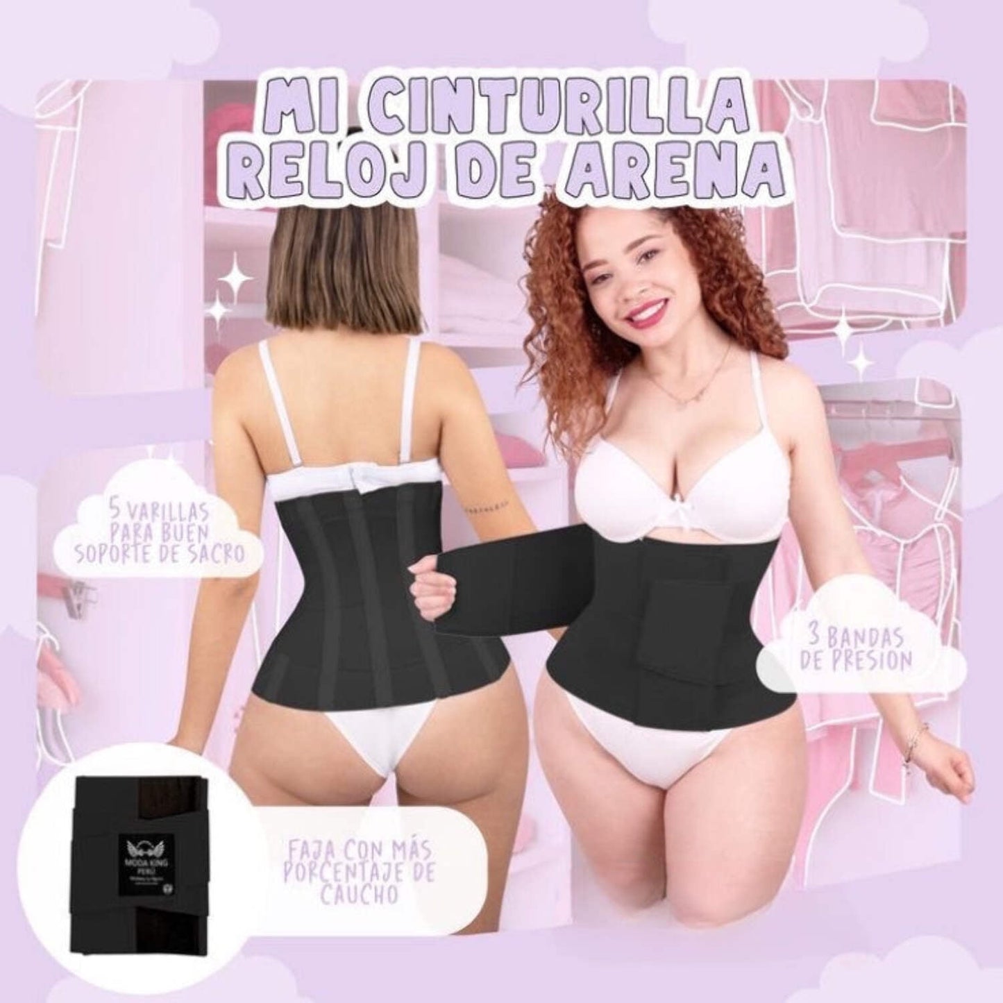 Faja Cinturilla ⏳ Reloj de Arena – Tu nueva aliada de confianza 💖
