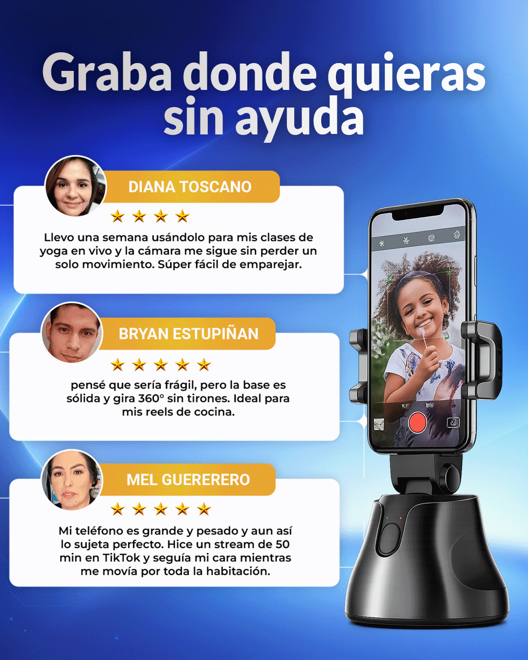 SmartFollow 360™-Grábate solo con seguimiento inteligente