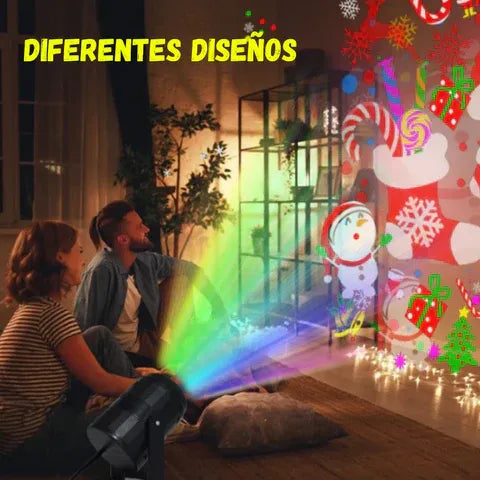 Proyector Navideño™ – Convierte tu hogar en un espectáculo luminoso en segundos✨🎄