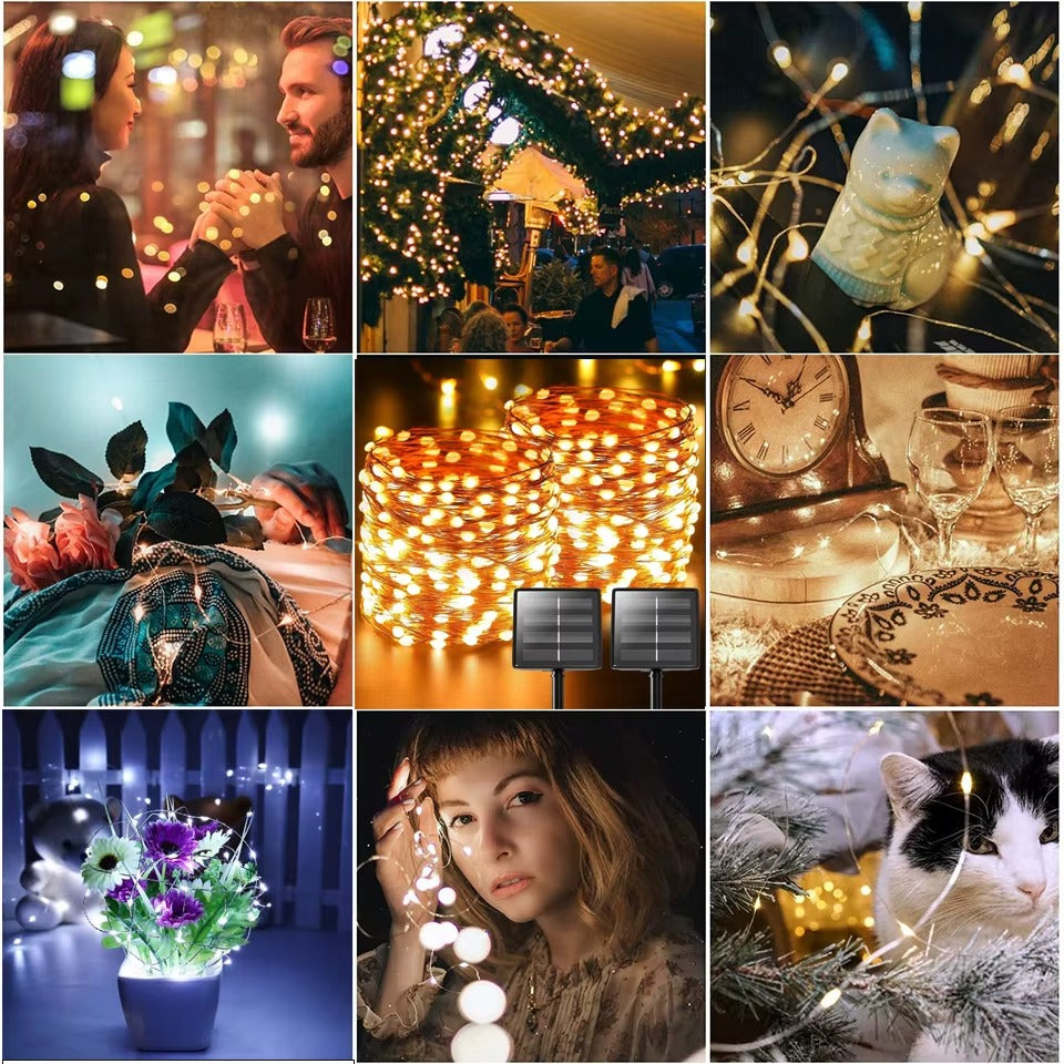 LumiGarden™ 20 m – Ilumina tus fiestas y exteriores con magia solar 🌙
