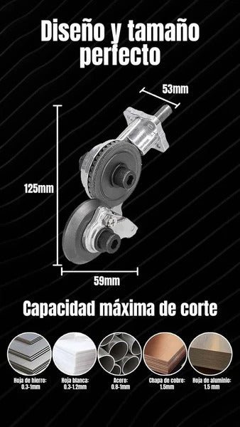 DrillShear Pro™ – Metal al Corte en Segundos