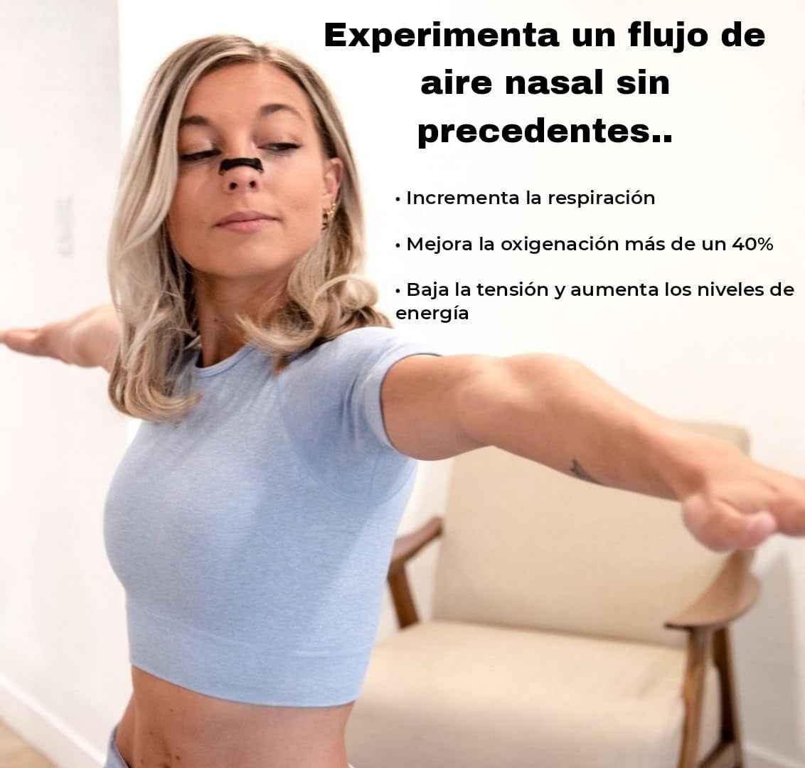 RespiraFácil™ – Banda Magnética Nasal | Duerme mejor y rinde más 😴💪