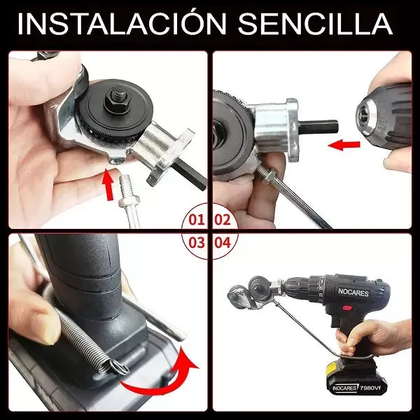 DrillShear Pro™ – Metal al Corte en Segundos