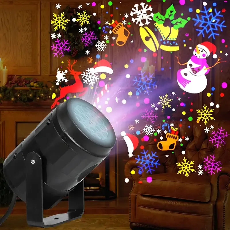 Proyector Navideño™ – Convierte tu hogar en un espectáculo luminoso en segundos✨🎄