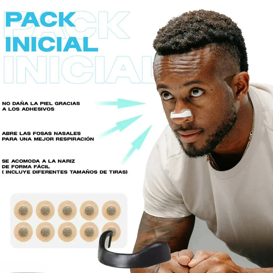 RespiraFácil™ – Banda Magnética Nasal | Duerme mejor y rinde más 😴💪