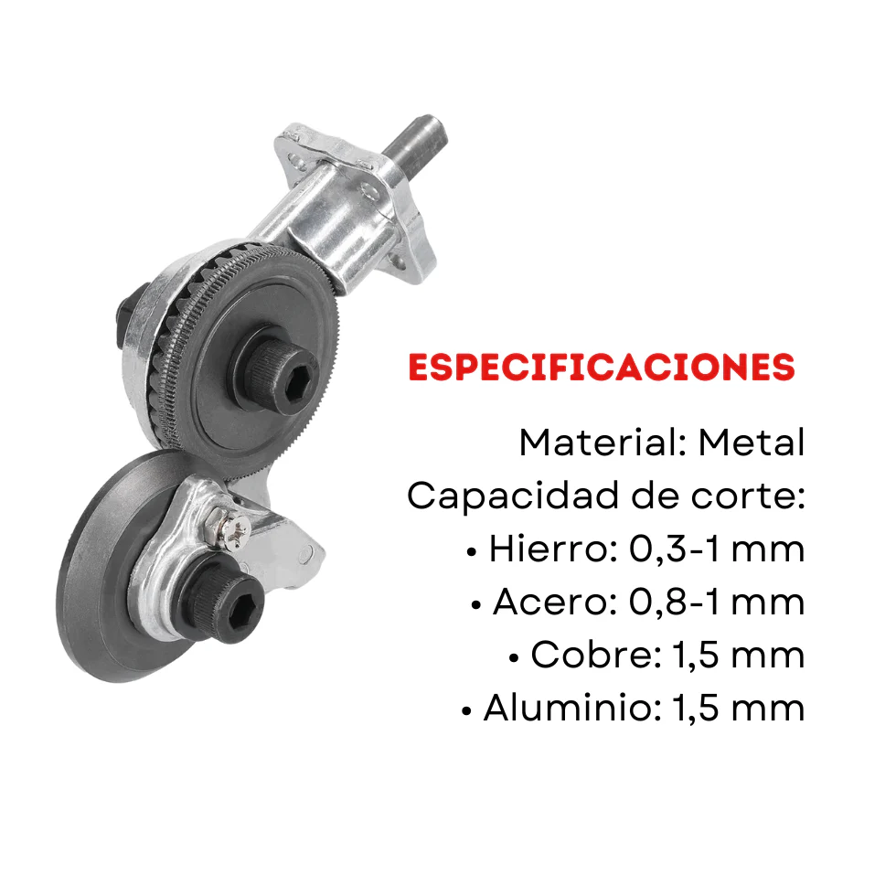 DrillShear Pro™ – Metal al Corte en Segundos