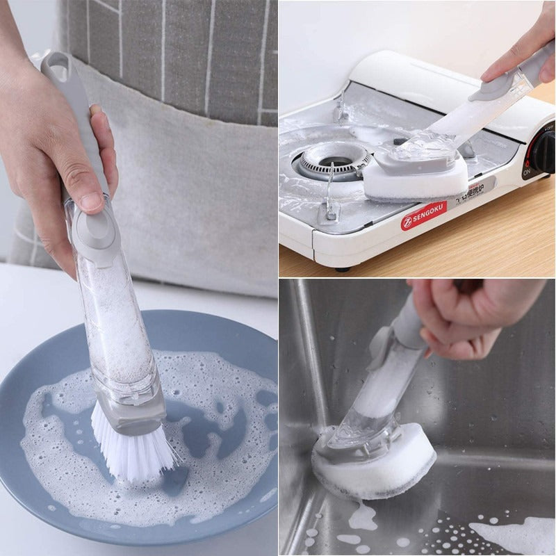 CleanEase™ Brush – Limpieza sin esfuerzo y sin ensuciarte las manos ✨