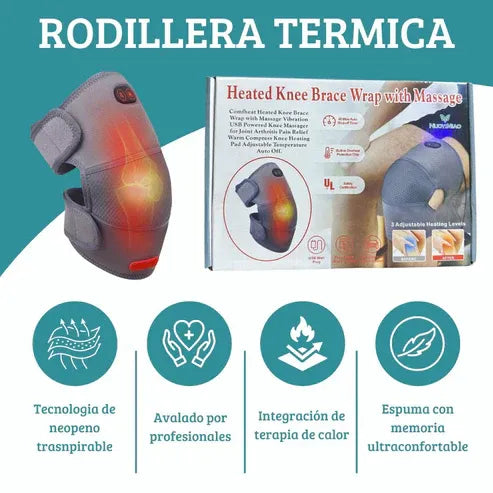 ThermoKnee Pro™ – Rodillera Térmica con Calor Terapéutico 🔥