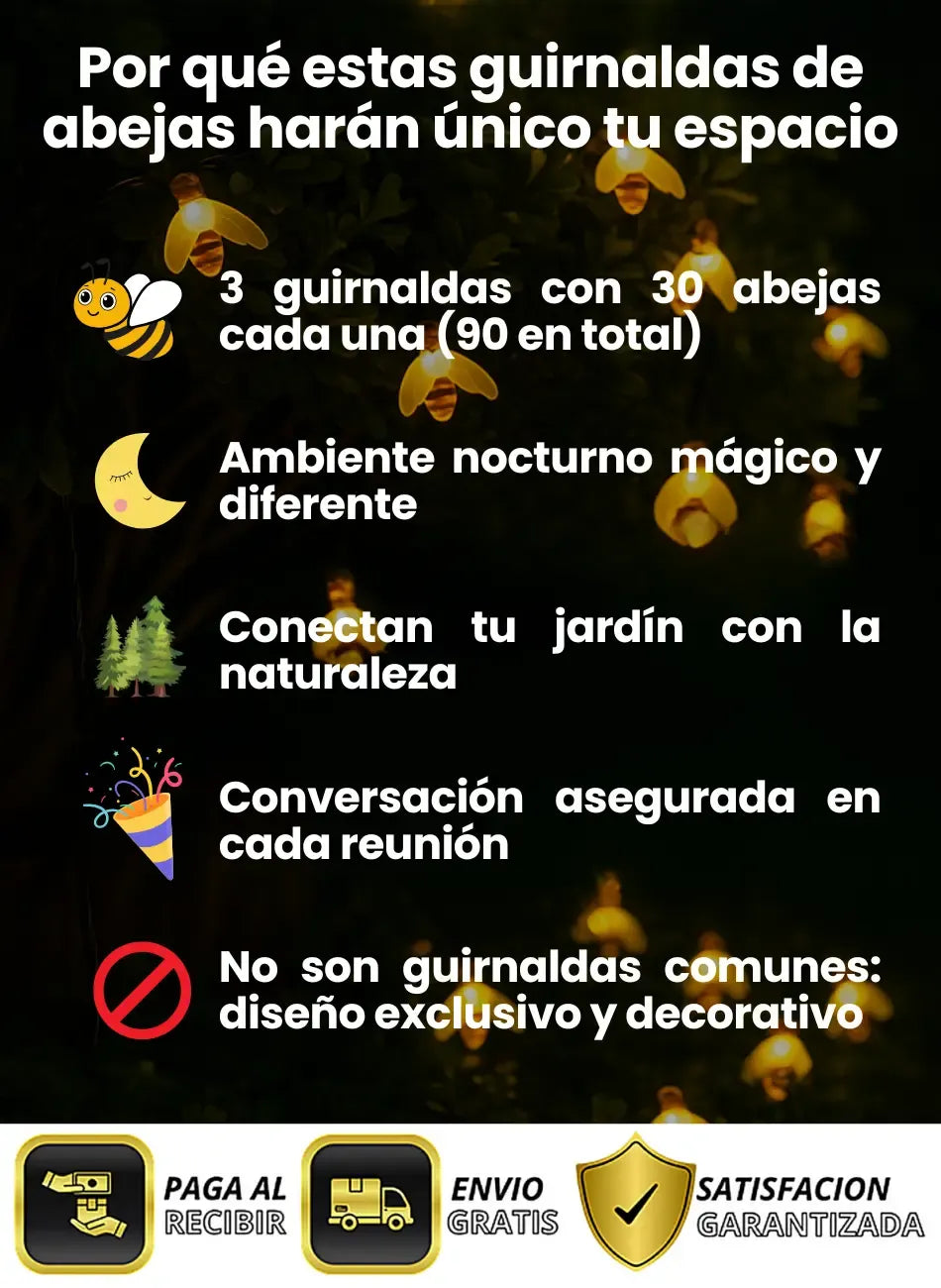 🐝 BeeGlow™ – Magia y luz natural en tu hogar 💛 | ¡Oferta 3x1! ✨