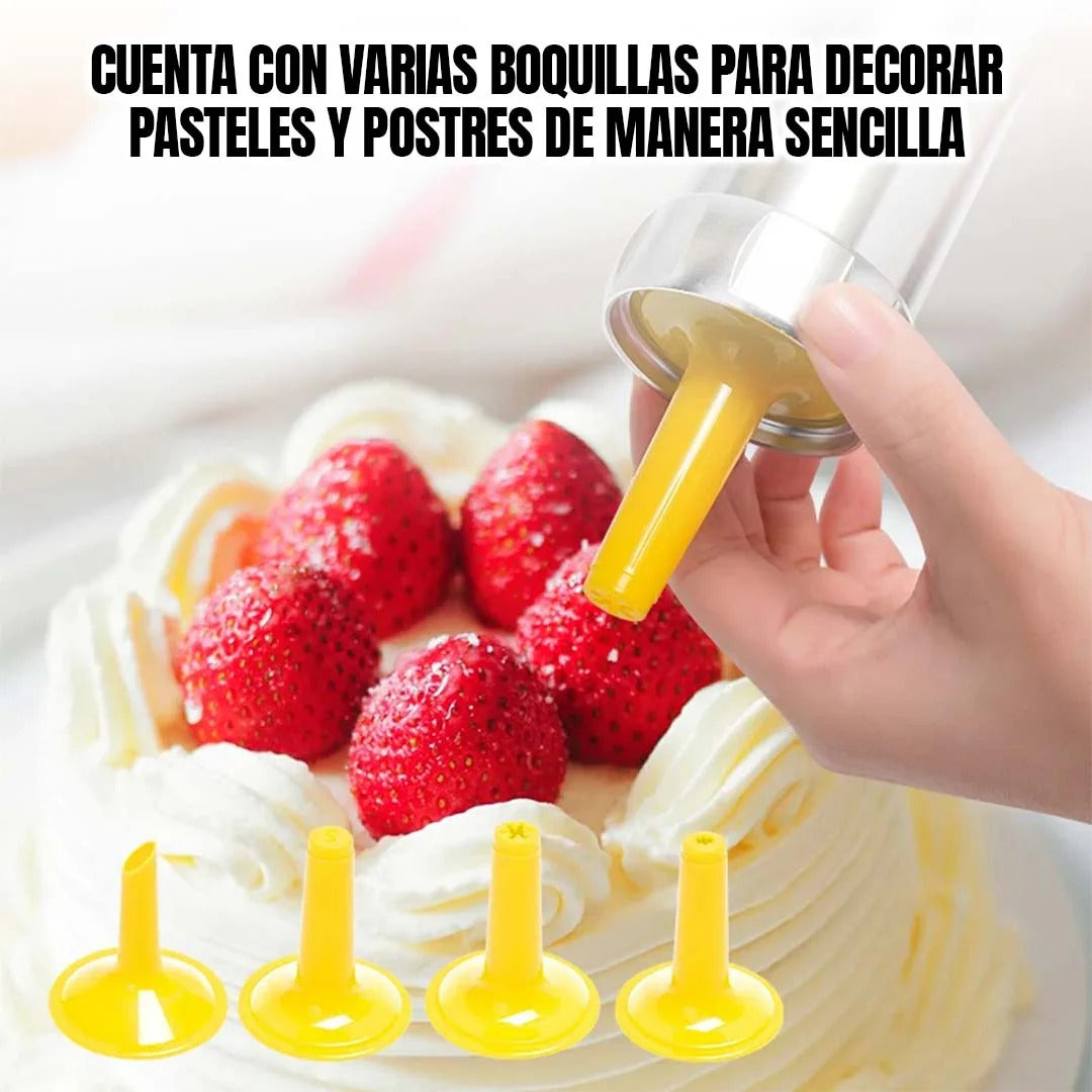 DulceArte™ 🍪 Prensa para hacer galletas + 20 Moldes de Regalo 🎁