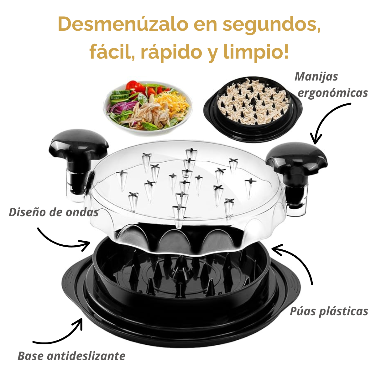DesmechaFácil™ - ¡Desmecha tu carne en segundos y sin esfuerzo! 🍗🔥
