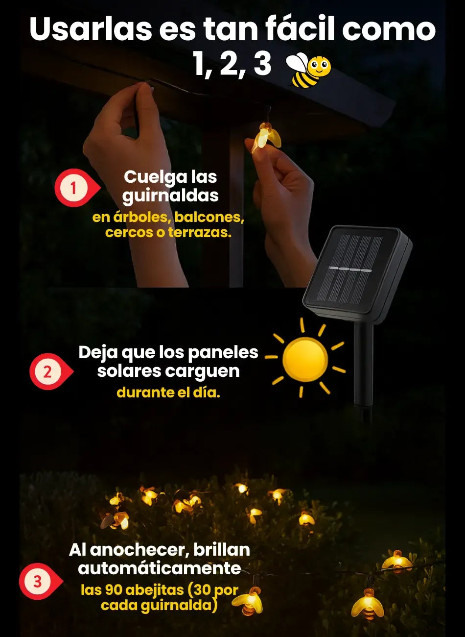 🐝 BeeGlow™ – Magia y luz natural en tu hogar 💛 | ¡Oferta 3x1! ✨