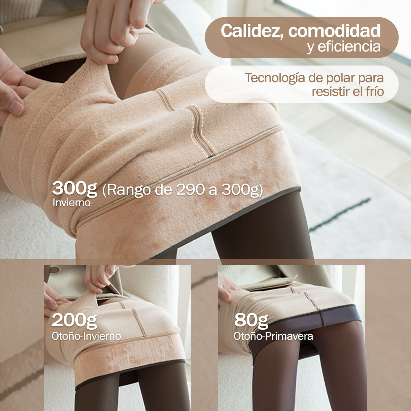 🔥 PANTYS POLAR EFECTO PIEL 2X1 ❄️