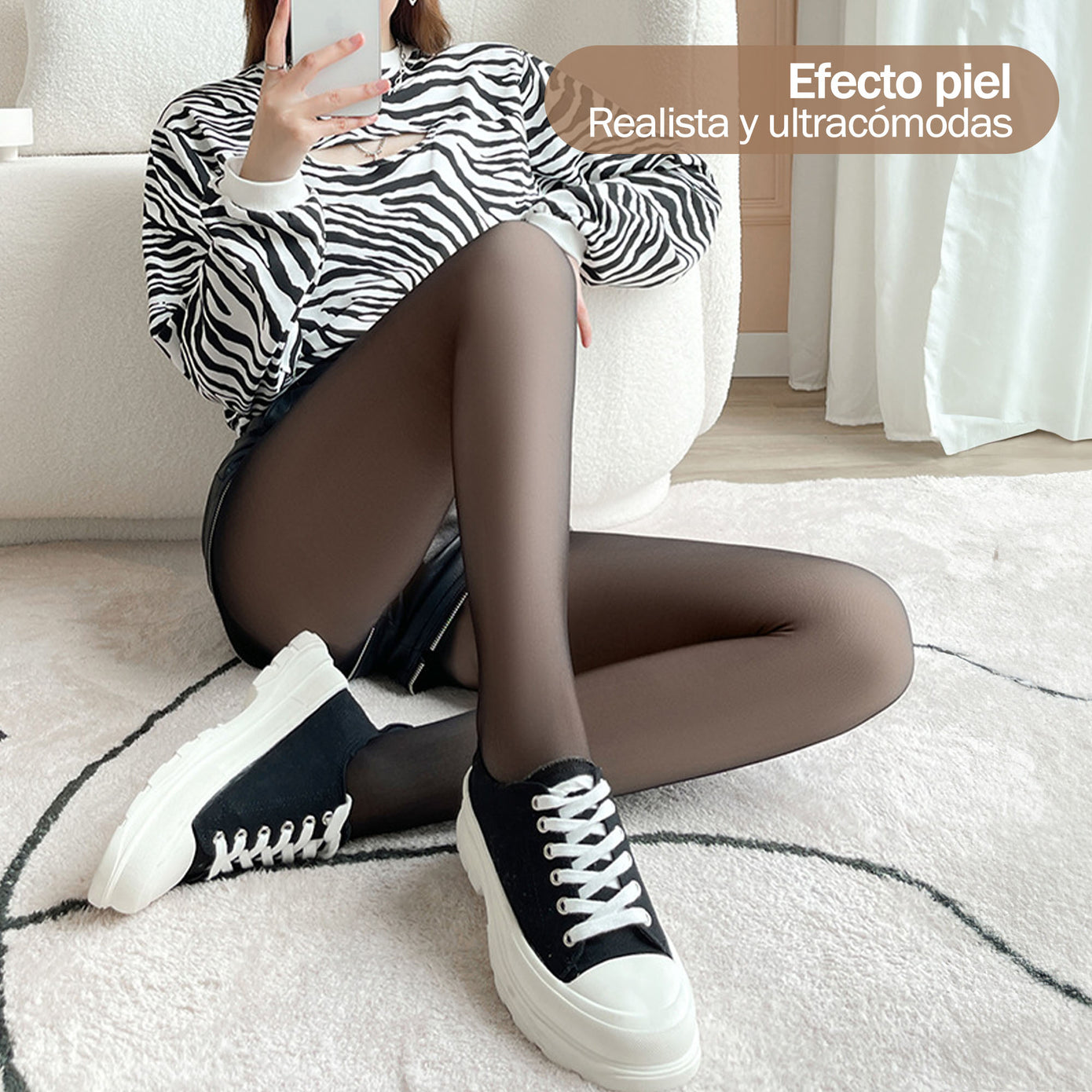 🔥 PANTYS POLAR EFECTO PIEL 2X1 ❄️